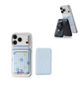 Classic Magnetic Wallet and Geo Wallet Stand Bundle - Coastal Summer&Midnight Black