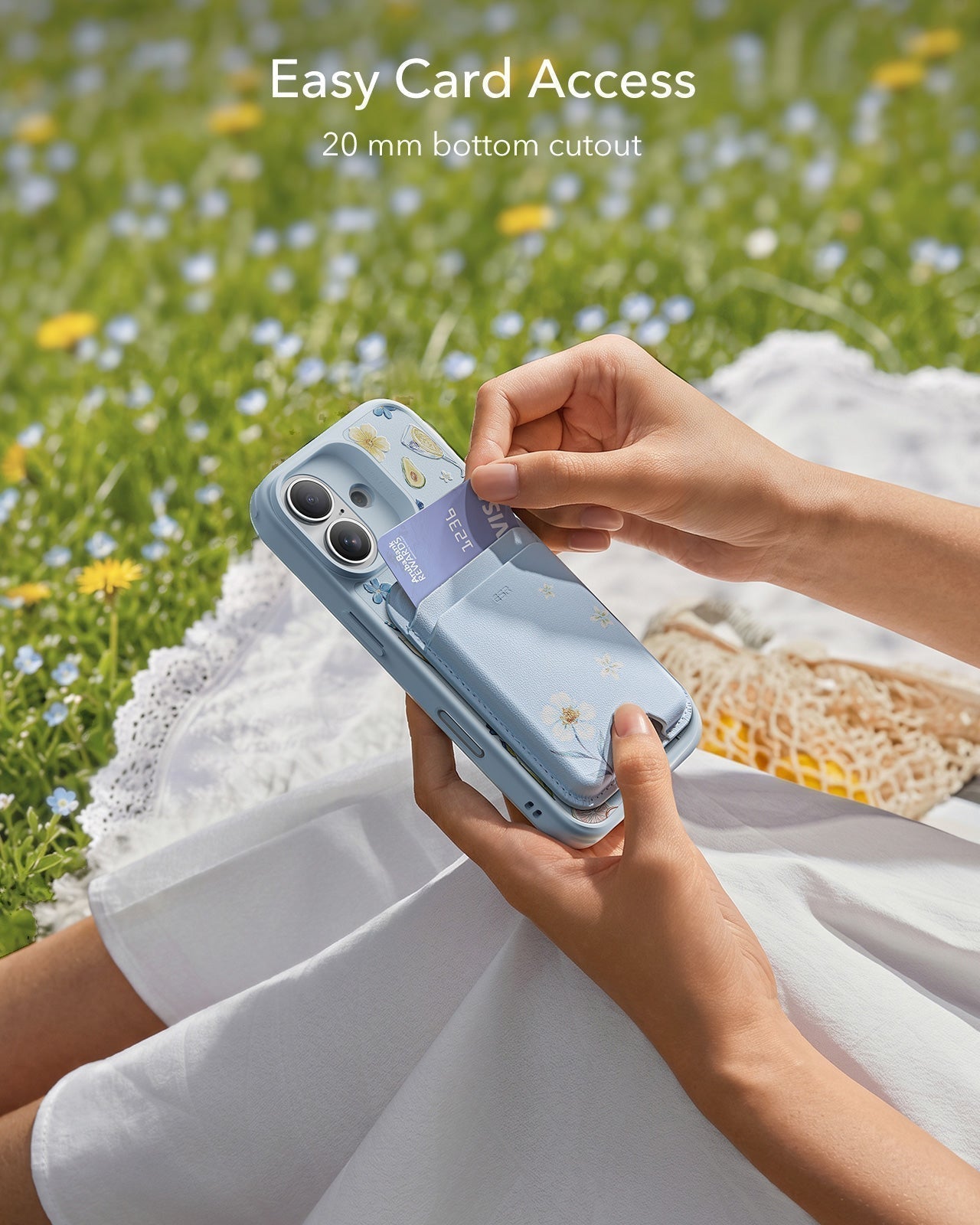 Classic-Magnetic-Wallet-Tropical-Paradise-ESR-Easy Card Access