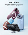ESR Clear Black iPhone 18 Pro Max Magsafe Slim Phone Case with Stand Hue Do You