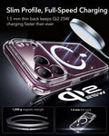 ESR  Clear Shimmer iPhone 18 Pro Max Magsafe Slim Phone Case Slim Profile, Full-Speed Charging
