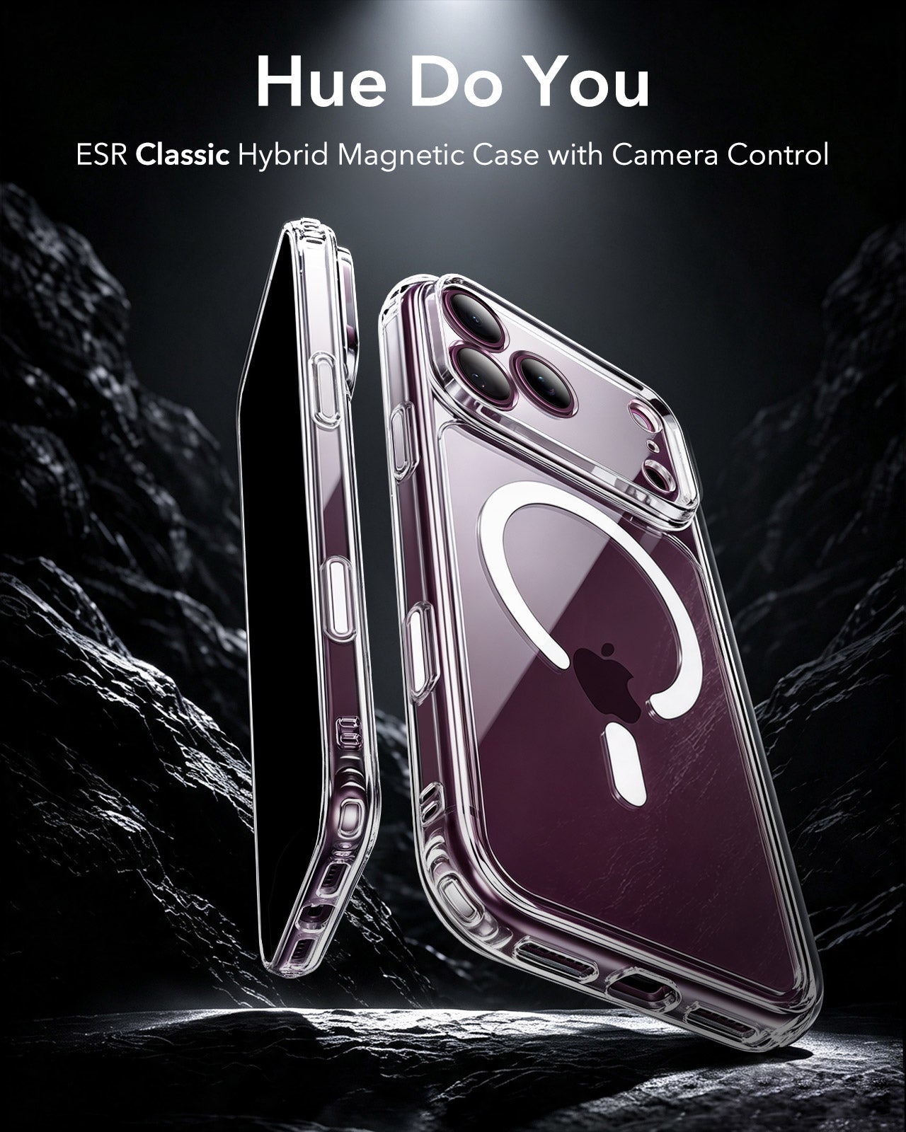 ESR Clear iPhone 18 Pro Magsafe Slim Phone Case Hue Do You