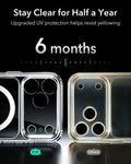 ESR Clear iPhone 18 Pro Magsafe Slim Phone Case Stay Clear for Half a Year