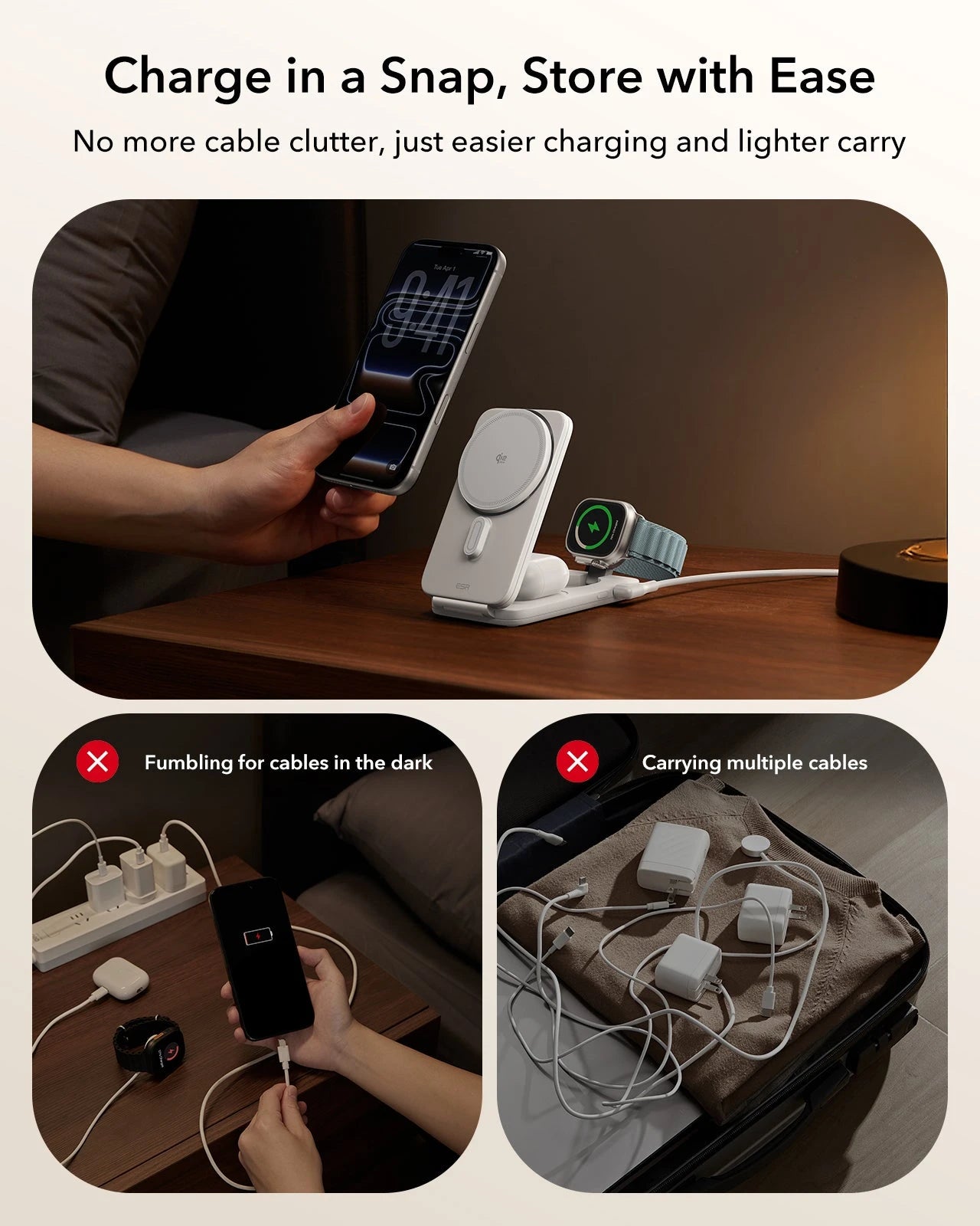 Charge in a Snap, Store with Ease
