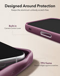 ESR Deep Burgundy Leather iPhone 18 Pro Max Magsafe Case with Stand Designed Around Protection