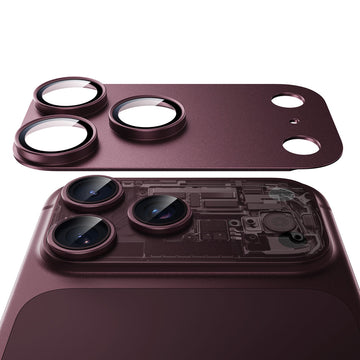 ESR Deep Burgundy iPhone 18 Pro Max Corning Glass Camera Lens Protector Full Camera Coverage.  Total Peace of Mind.