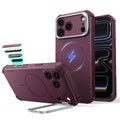 ESR Deep Burgundy iPhone 18 Pro Max Tough Phone Case Magsafe with Stand