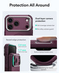 ESR Deep Burgundy iPhone 18 Pro Max Tough Phone Case Magsafe with Stand Protection All Around