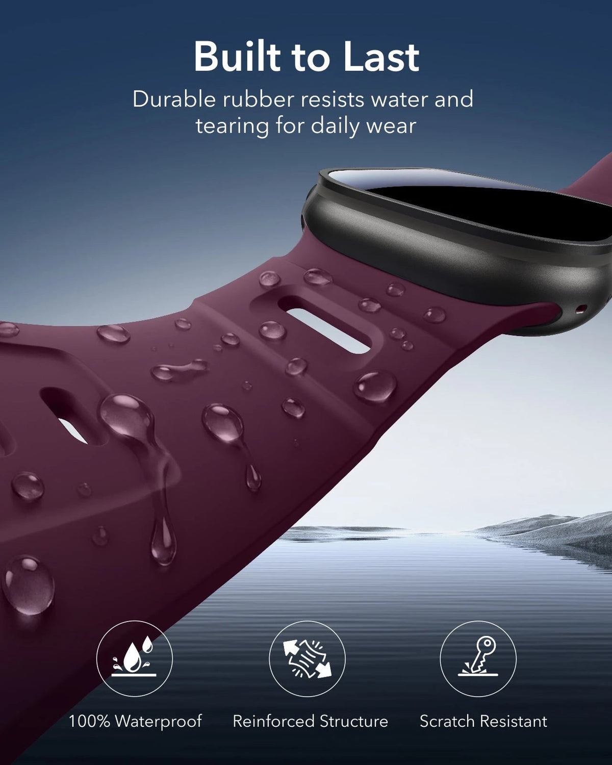 Water-proof ESR Equinox Watch Band for Apple Watch - Red ESR ESR