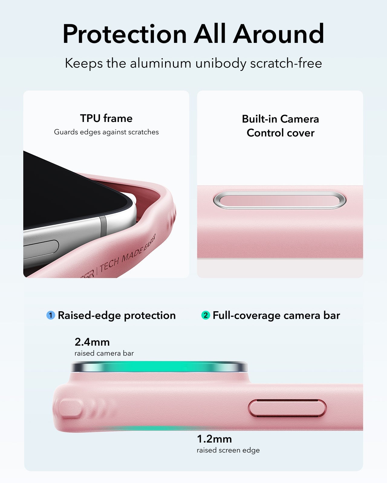 Frosted Bubblegum Pink iPhone 18 Pro Magsafe Slim Phone Case with Stand Protection All Around
