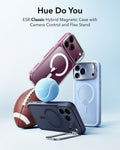 ESR Frosted Deep Burgundy iPhone 18 Pro Max Magsafe Slim Phone Case with Stand Hue Do You