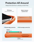 ESR Frosted Orange iPhone 18 Pro Max Magsafe Slim Phone Case with Stand Protection All Around