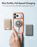 ESR Frosted Orange iPhone 18 Pro Max Magsafe Slim Phone Case with Stand Slim Profile, Full-Speed Charging