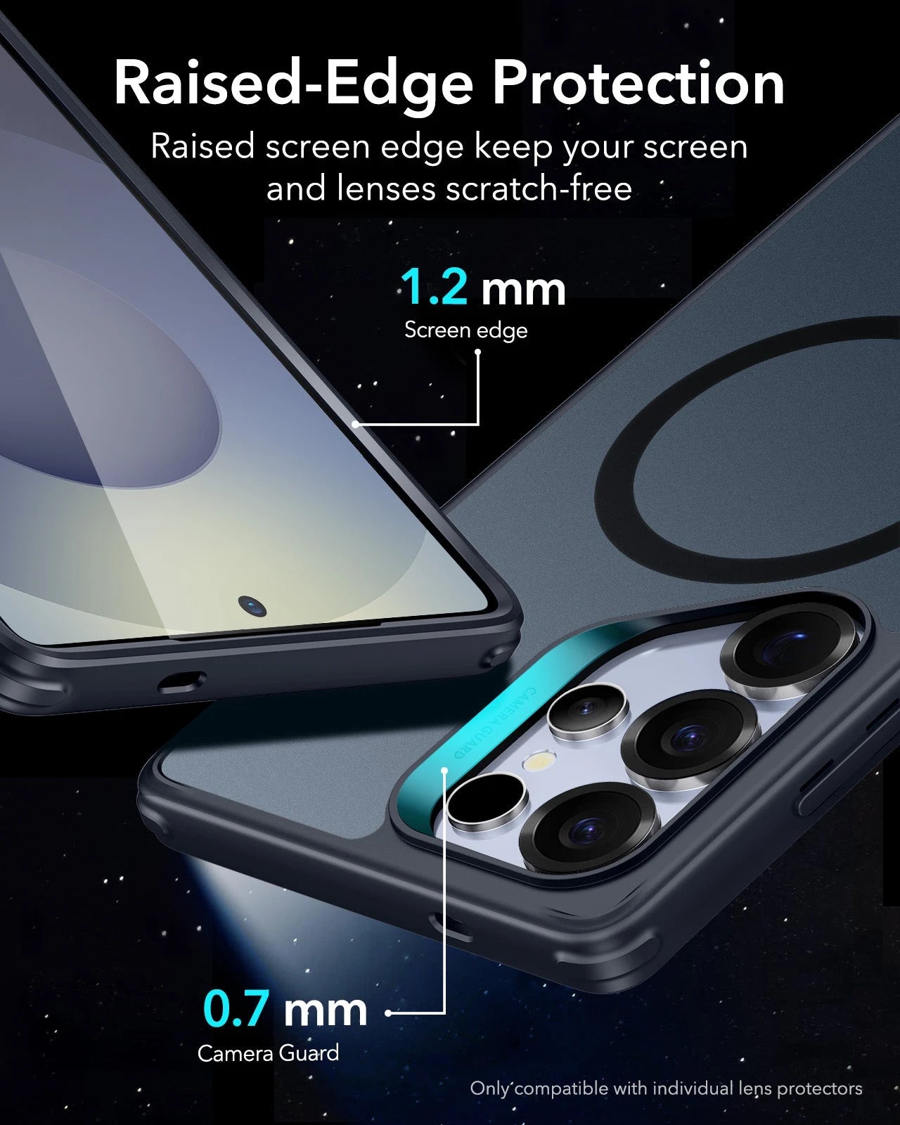 Galaxy S25 Ultra HaloLock Classic Hybrid Case - Frosted Blue ESR ESR