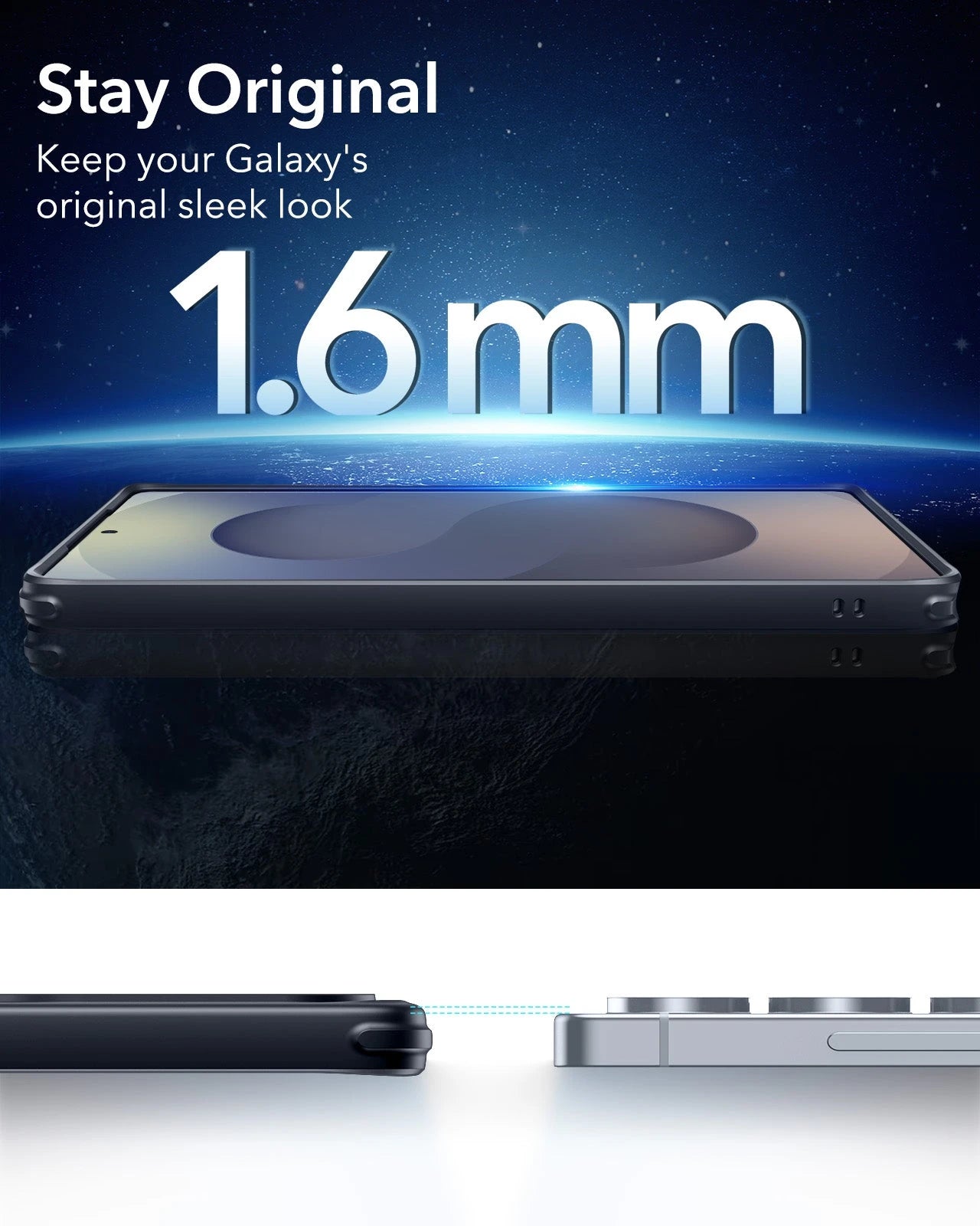 Galaxy S25 Ultra HaloLock Classic Hybrid Case - Frosted Blue ESR ESR