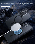 Galaxy S25+ HaloLock Classic Hybrid Case - Frosted Black