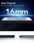 Galaxy S25+ HaloLock Classic Hybrid Case - Frosted Black
