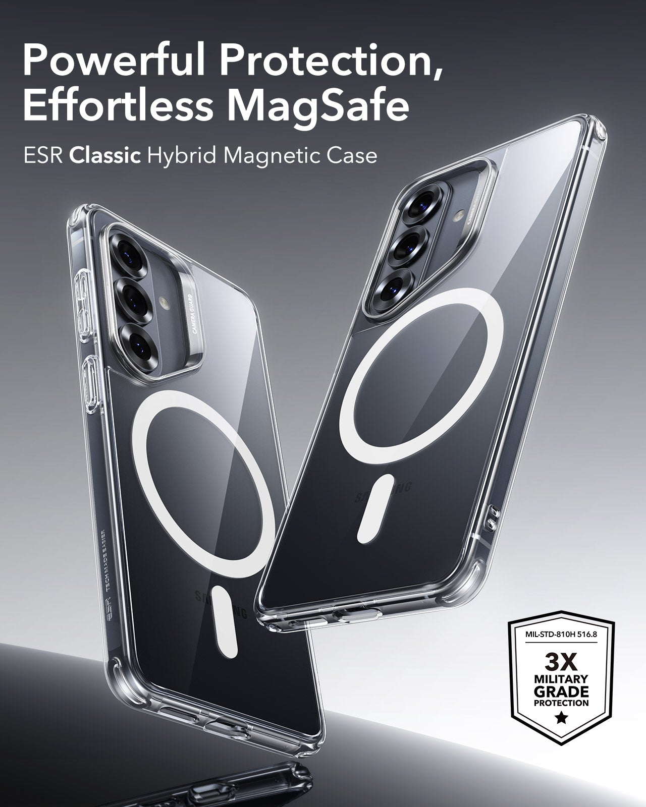 Samsung Galaxy S26 Classic Hybrid Magsafe Case Clear poweful Protection effortless magsafe