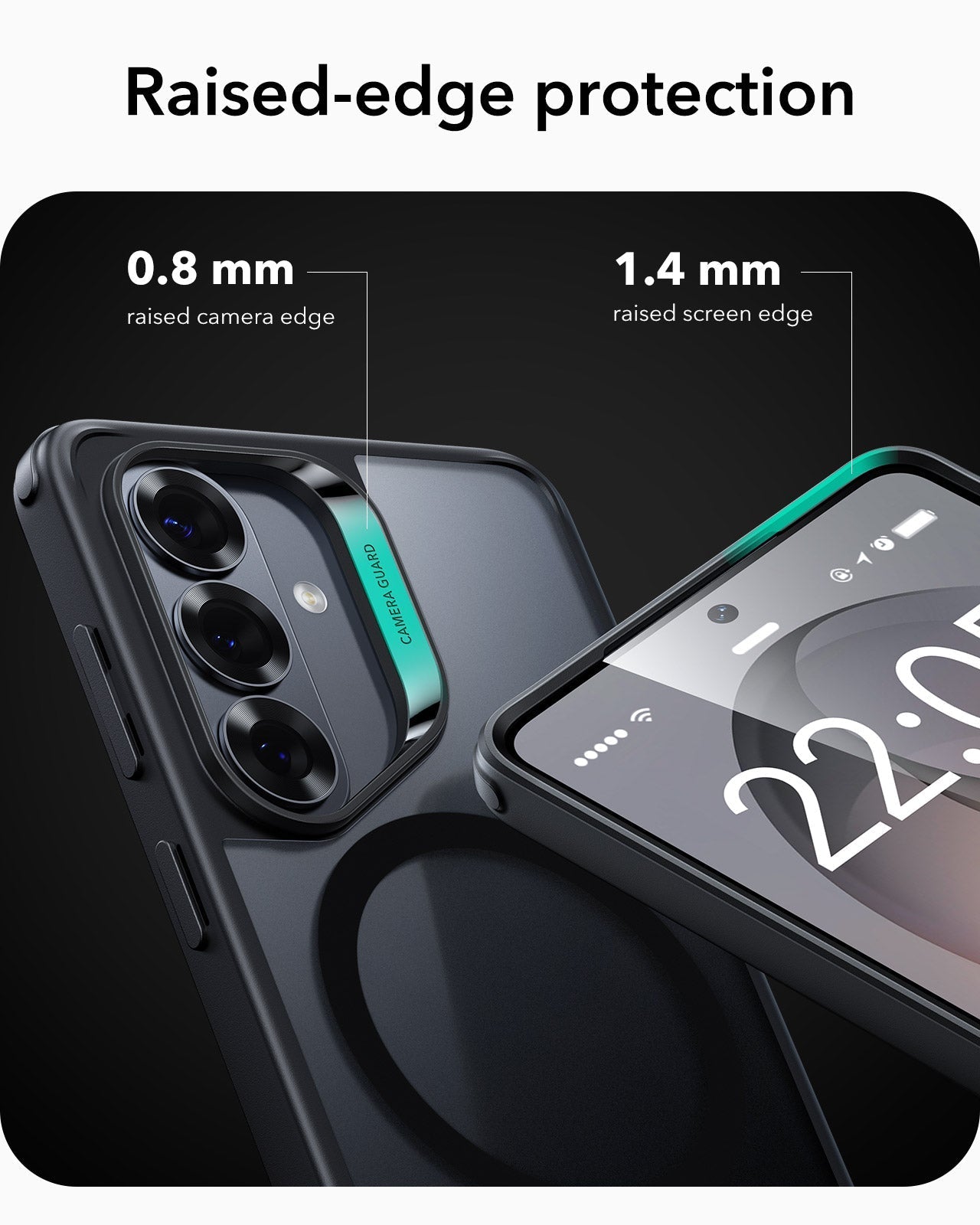 Samsung Galaxy S26 Classic Hybrid Magsafe Case  raised edge protection