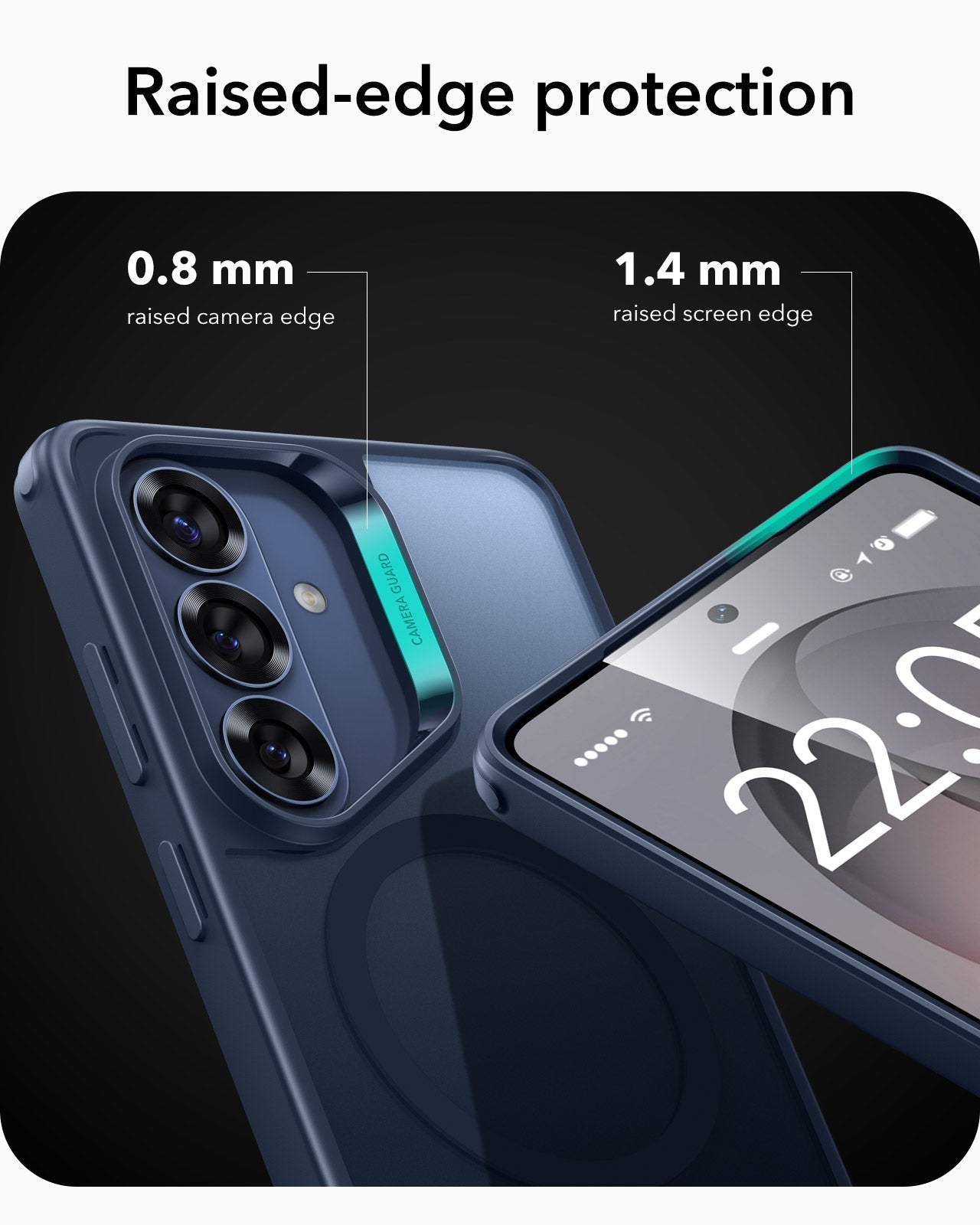 Samsung Galaxy S26 Classic Hybrid Magsafe Case raised edge protection