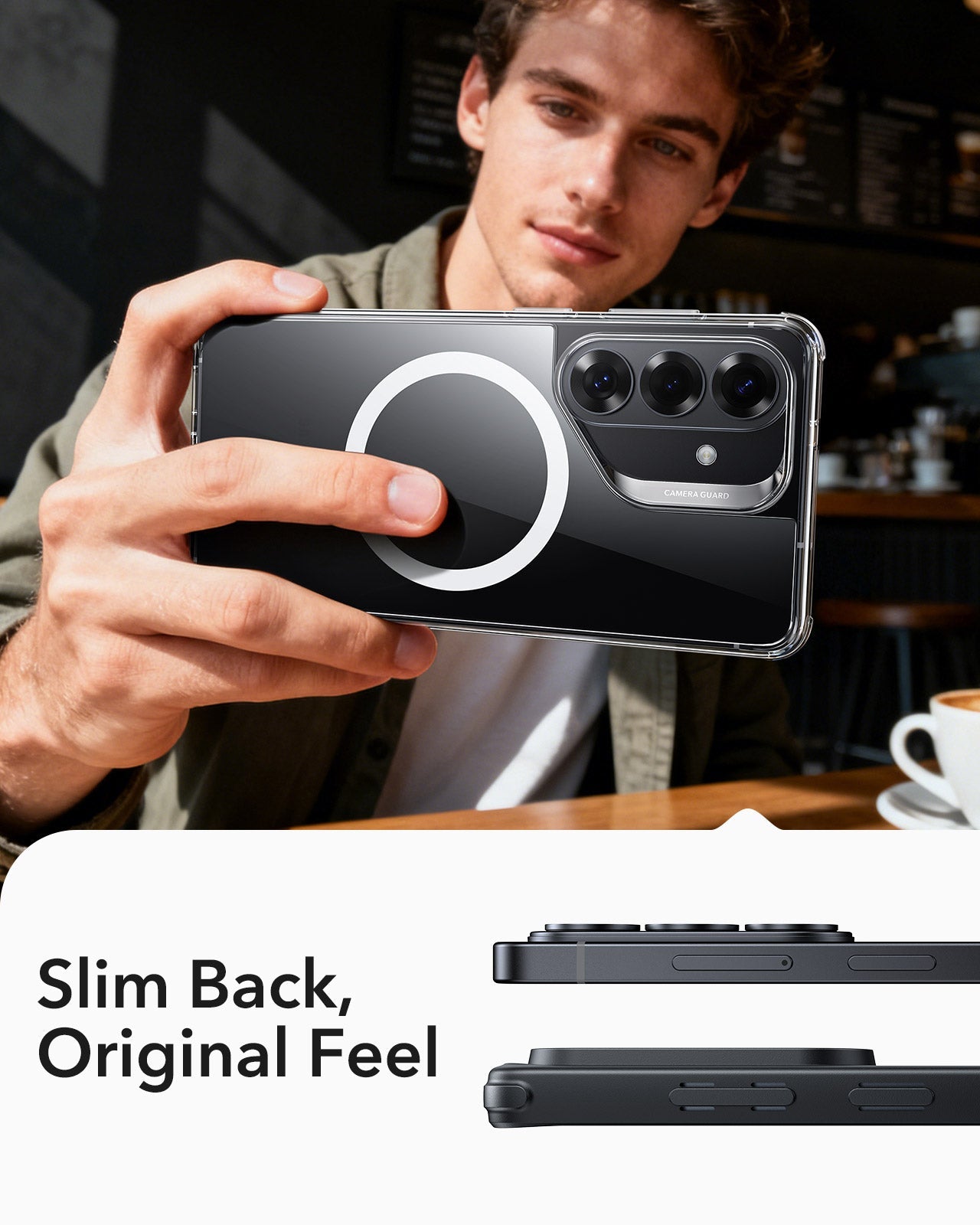 Samsung Galaxy S26 Plus Classic Hybrid Magsafe Case Clear slim back original feel