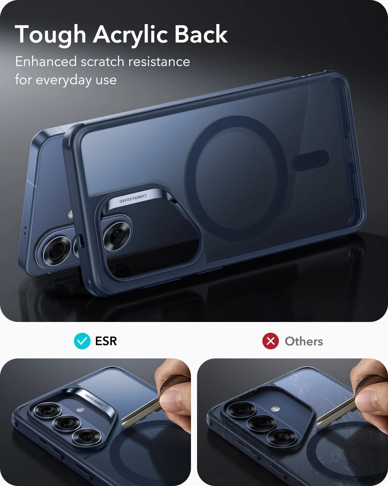 Samsung Galaxy S26 Plus Classic Hybrid Magsafe Case Frosted Blue  3X Military Grade Protection
