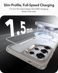 Samsung Galaxy S26 Ultra Classic Hybrid Magsafe Case Clear Grey Slim Profile Full Speed Charging