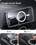Samsung Galaxy S26 Ultra Classic Hybrid Magsafe Case Clear Tough Acrylic Black