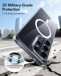 Samsung Galaxy S26 Ultra Classic Hybrid Magsafe Case Clear  3X Military Grade Protection