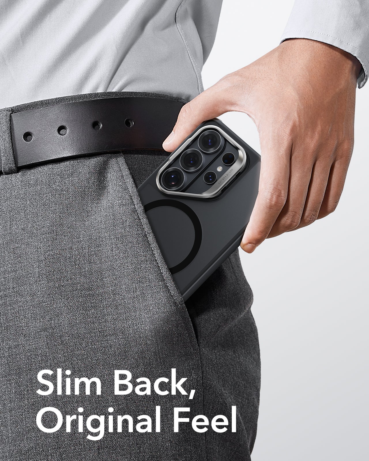 ESR Samsung Galaxy S26 Ultra Classic Hybrid Magsafe Case with Stand Frosted Black Slim Back Original Feel