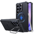 Samsung Galaxy S26 Ultra Cyber Tough Magsafe Case with Stand Black