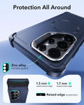ESR Samsung Galaxy S26 Ultra Cyber Tough Magsafe Case with Stand Navy Blue Protection All Around