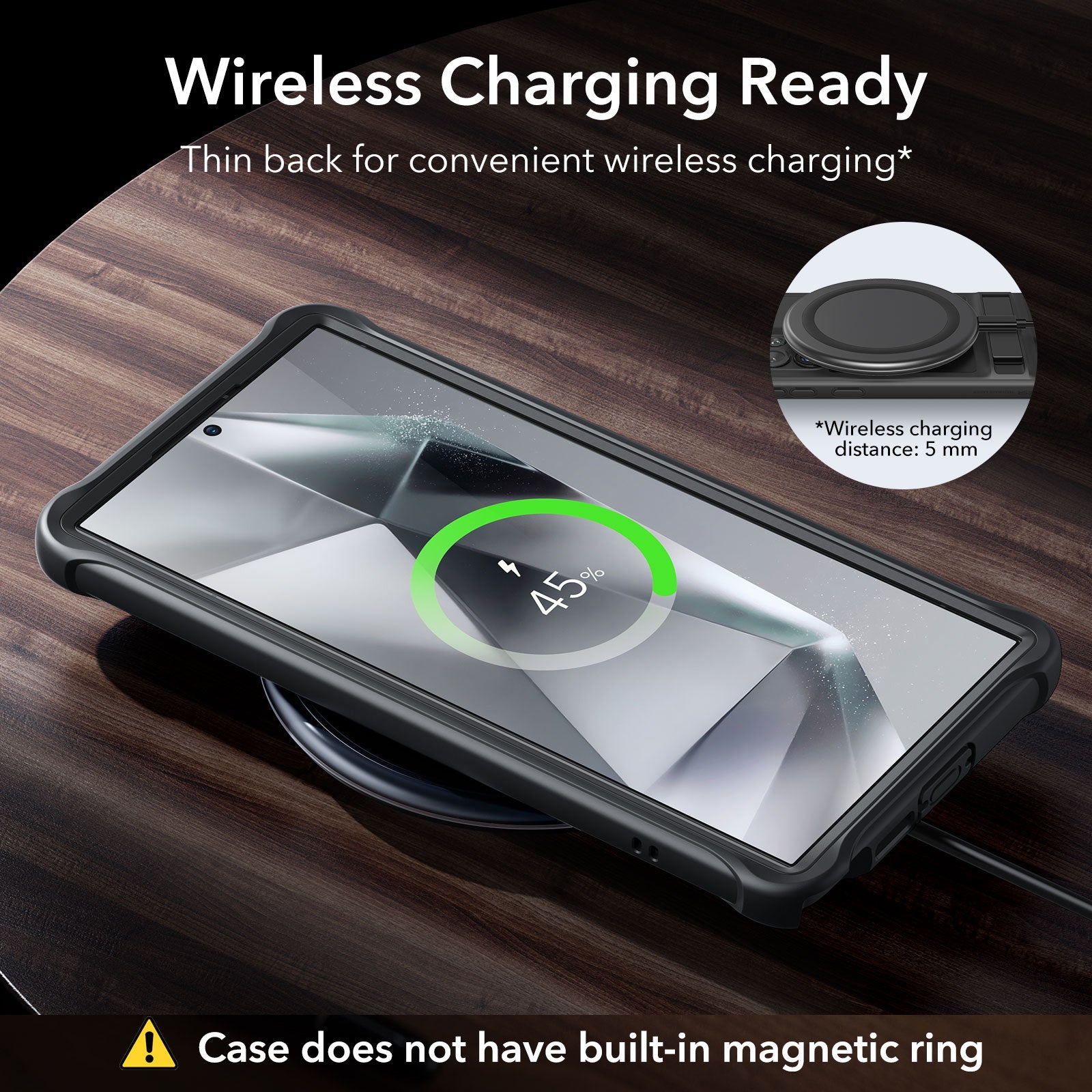 Galaxy S24 Ultra Armor Kickstand Case - Frosted Black ESR ESR