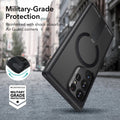 Galaxy S24 Ultra Boost Flickstand Case (HaloLock) - Frosted Black ESR ESR