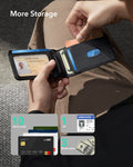 Geo  Card Holder - 11 Cards Plus 3 Cash