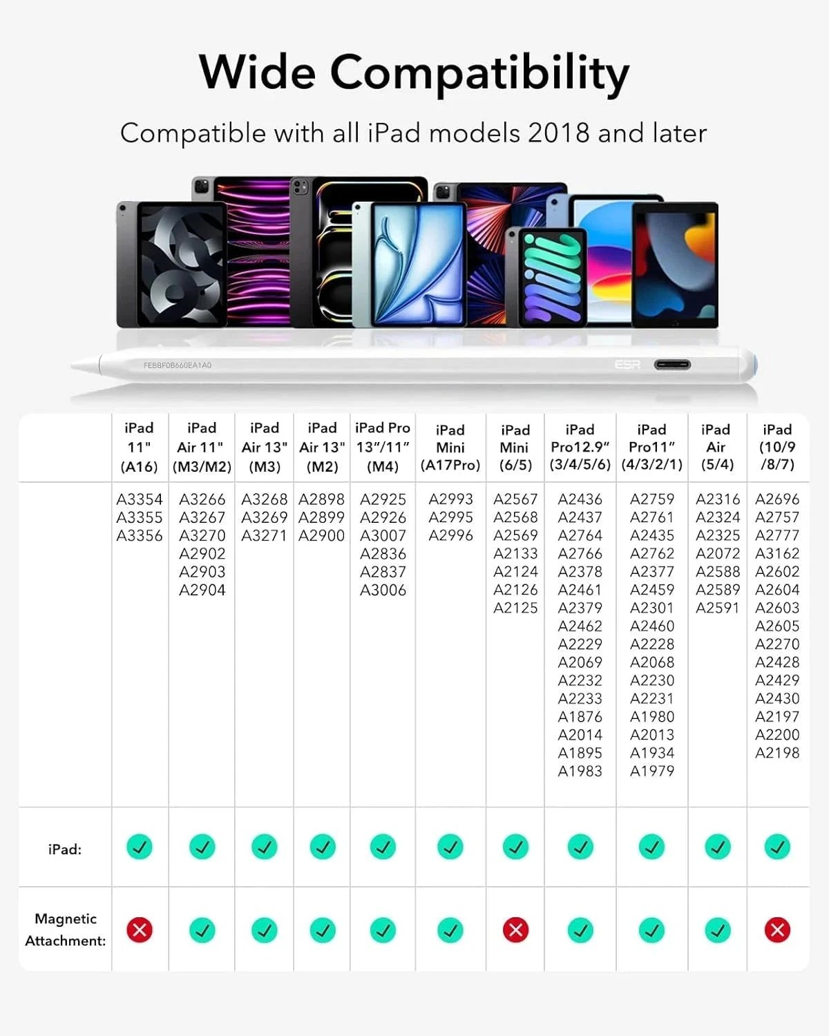 Geo Digital Pencil with Built-in Find My - Pink ESR ESR