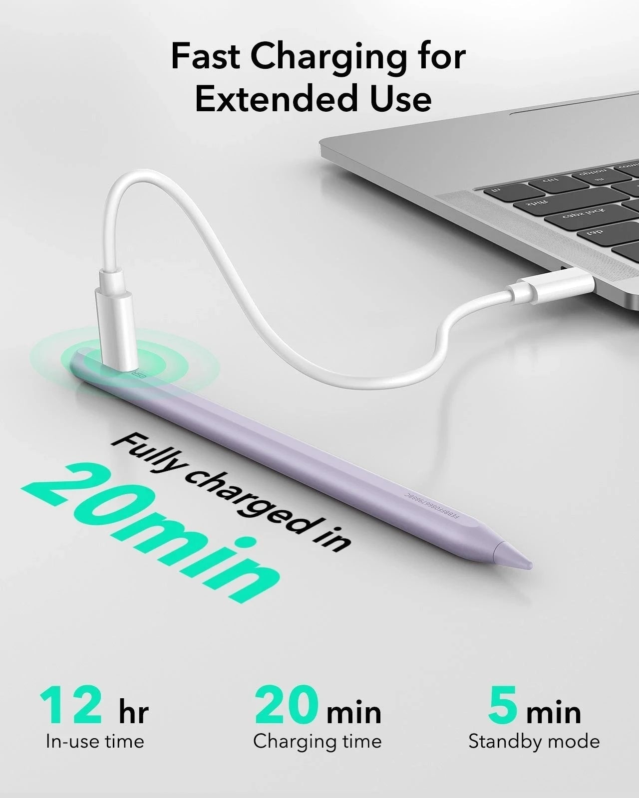 Geo Digital Pencil with Built-in Find My - Purple ESR ESR