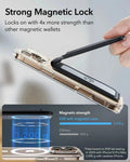 Classic Magnetic Wallet Stand for 5 cards - Black Carbon Fiber ESR ESR