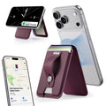 Geo Magnetic Wallet Stand (Grip) - Burgundy