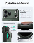 ESR Olive Green iPhone 18 Pro Max Tough Phone Case Magsafe with Stand Protection All Around