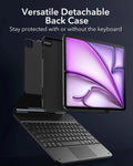 iPad Air 13“ (2025) Rebound Magnetic keyboard case with Versatile Detachable Back Case