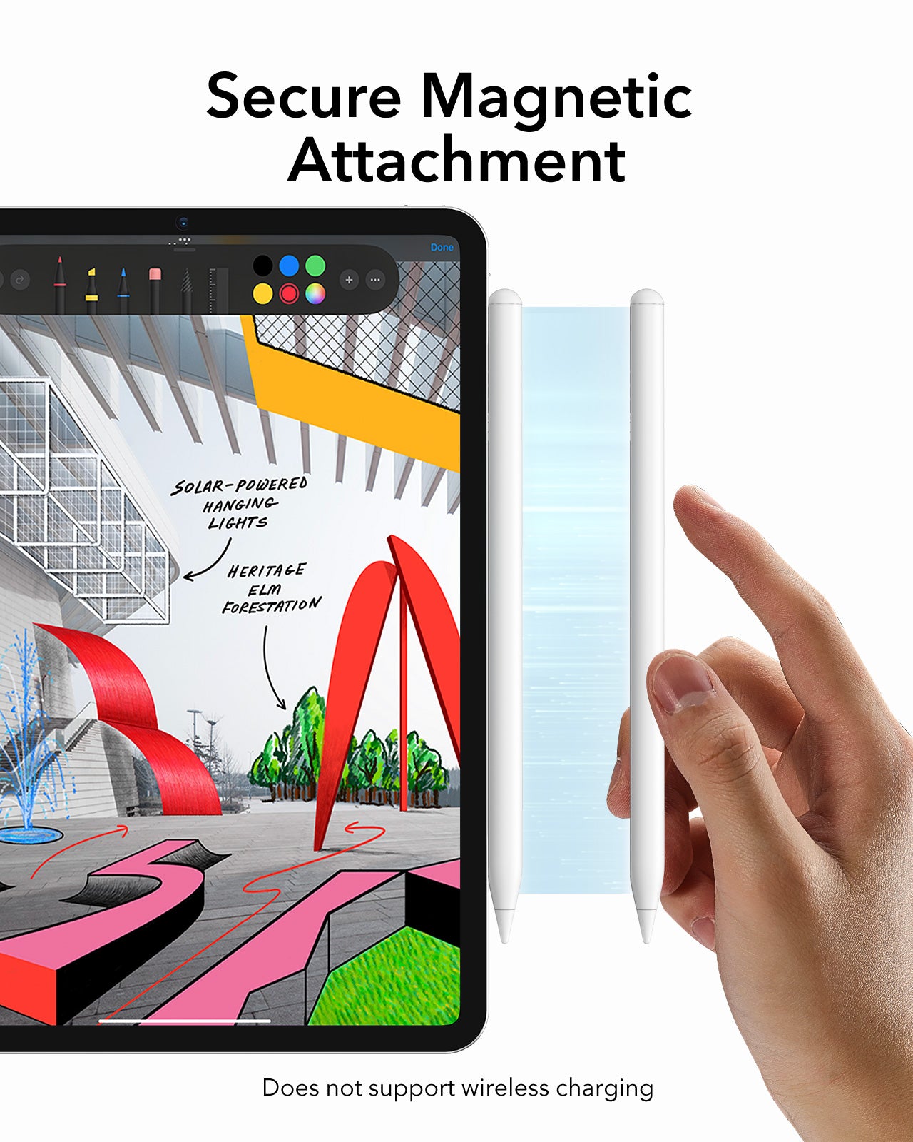 Secure Magnetic attachment