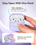 ESR AirPods 4 case with raised edges for added drop protection