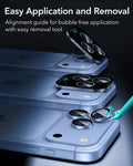 ESR Misty Blue iPhone 18 Pro/Pro Max Armorite Camera Lens Protector Easy Application and Removal