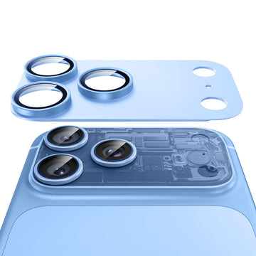 Misty Blue iPhone 18 Pro Max Corning Glass Camera Lens Protector