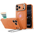 Orange iPhone 18 Pro Tough Phone Case Magsafe with Stand