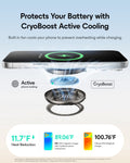 Protects Your Battery with  
CryoBoost Active Cooling