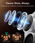 ESR Silver iPhone 18 Pro Corning Glass Camera Lens Protector Clearer Shots, Always