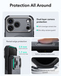 ESR Space Gray iPhone 18 Pro Max Tough Phone Case Magsafe with Stand Protection All Around