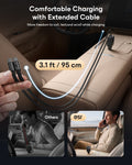 Comfortable Charging  with Extended Cable