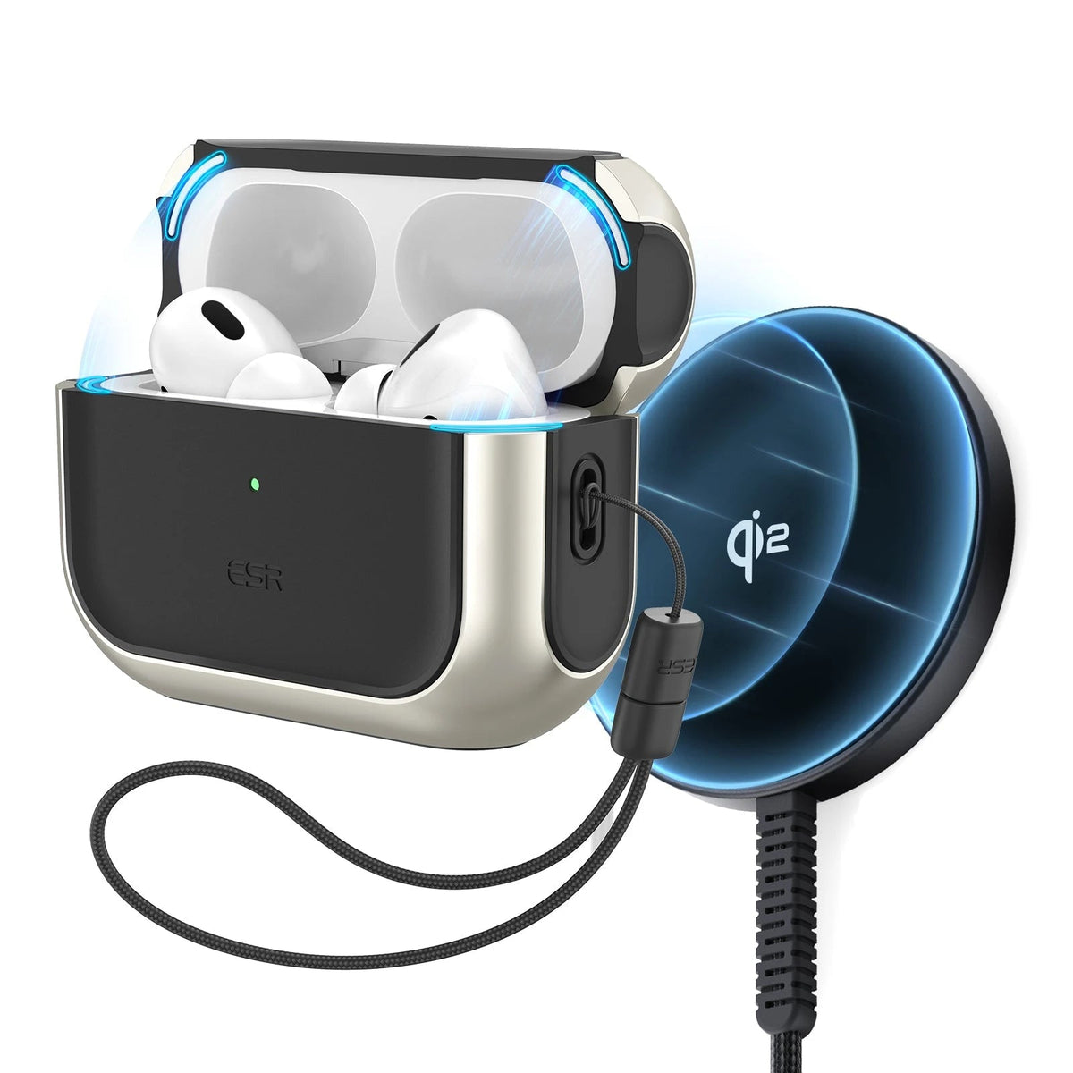 Orbit Hybrid Snap Charge Bundle AirPods Pro Titanium